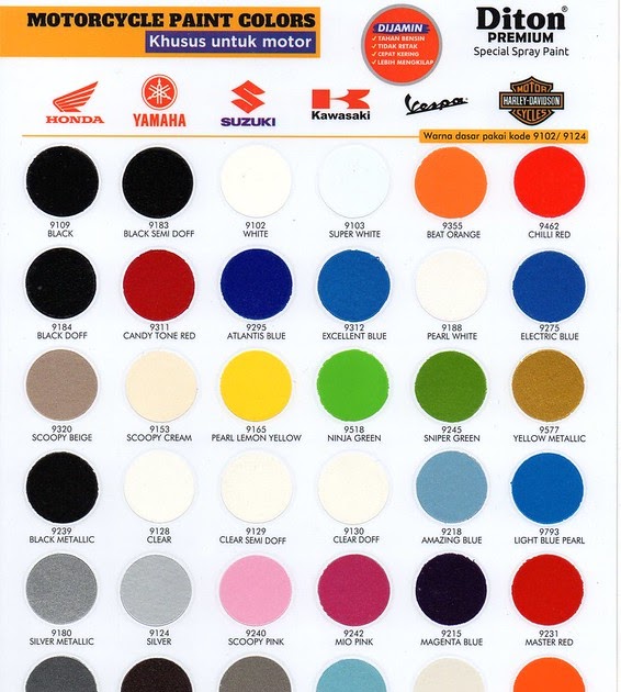 Detail Katalog Warna Samurai Paint 2020 Pdf Nomer 5