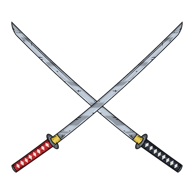 Detail Katana Vector Nomer 3