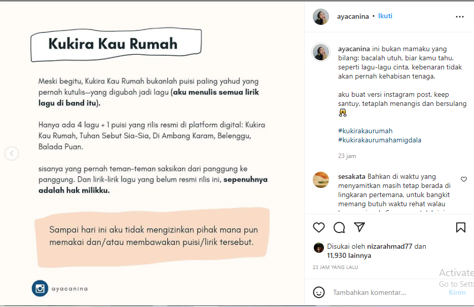 Detail Kau Bukan Rumah Nomer 56