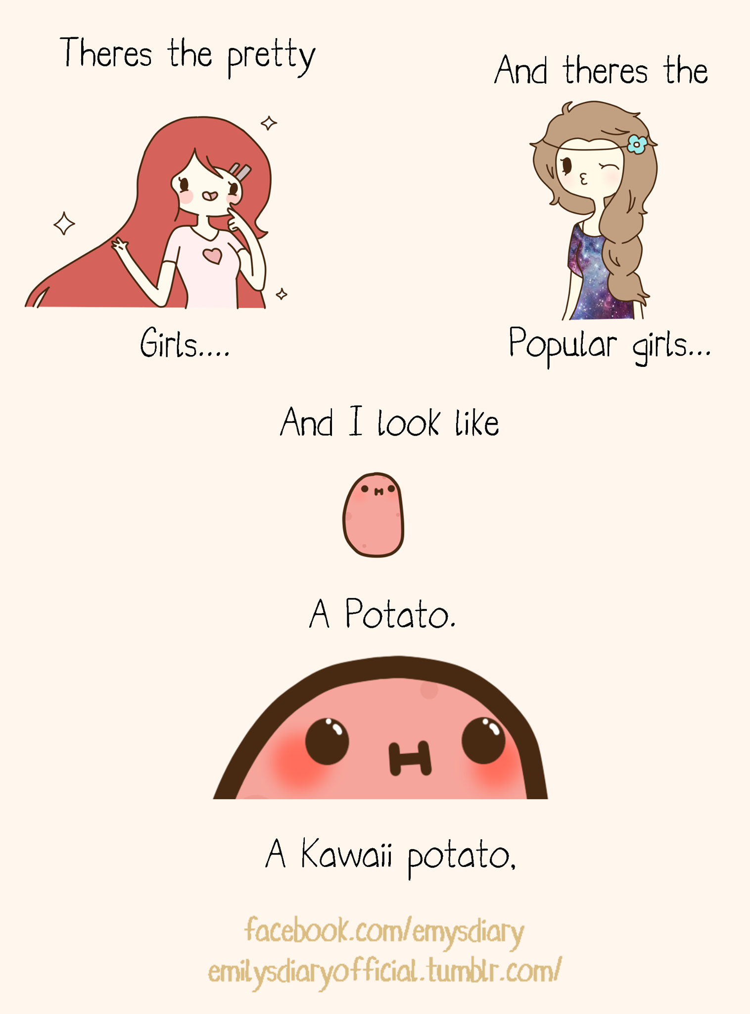 Kawaii Potato Meme - KibrisPDR