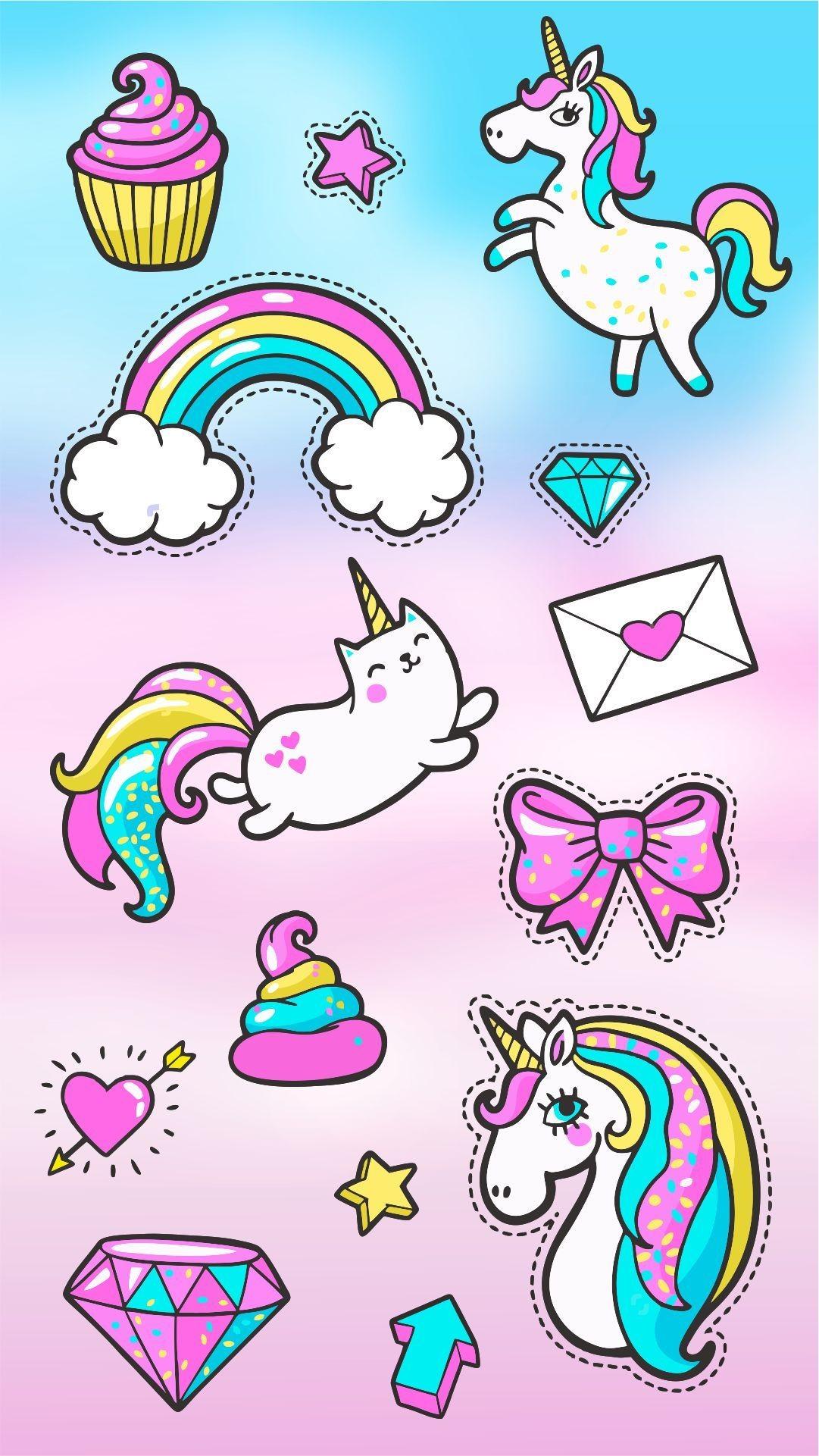 Detail Kawaii Unicorn Wallpaper Nomer 14