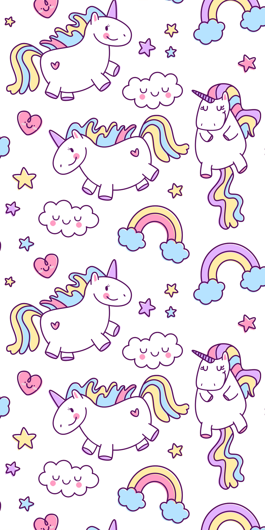 Detail Kawaii Unicorn Wallpaper Nomer 5