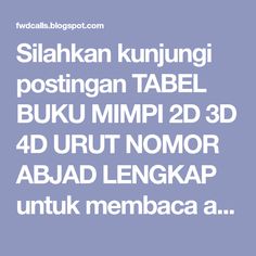 Detail Buku Mimpi 4d Abjad Urut Nomer 36