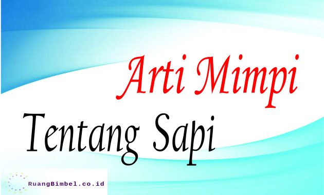 Detail Buku Mimpi 4d Kotoran Sapi Nomer 9