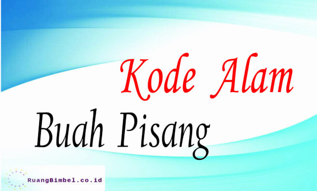 Detail Buku Mimpi 4d Pisang Nomer 26