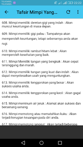 Detail Buku Mimpi 610 Nomer 34