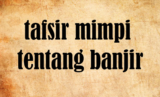 Detail Buku Mimpi Air Bah Nomer 39