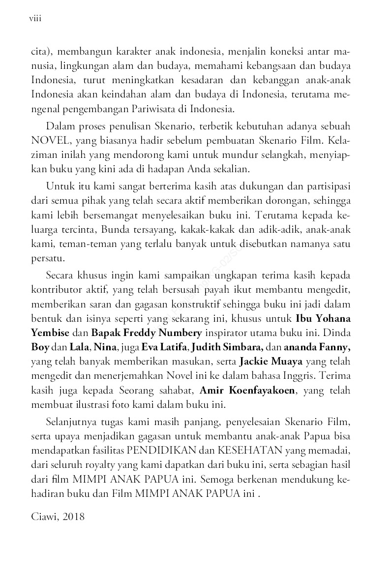 Detail Buku Mimpi Anak Papua Nomer 16