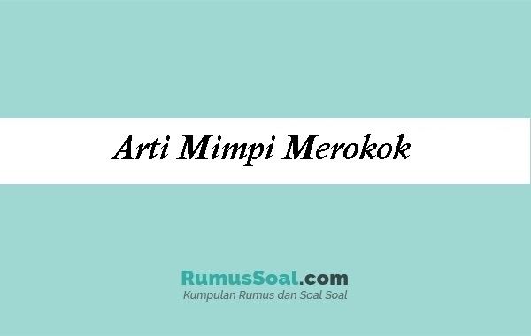 Detail Buku Mimpi Asbak Rokok Nomer 20