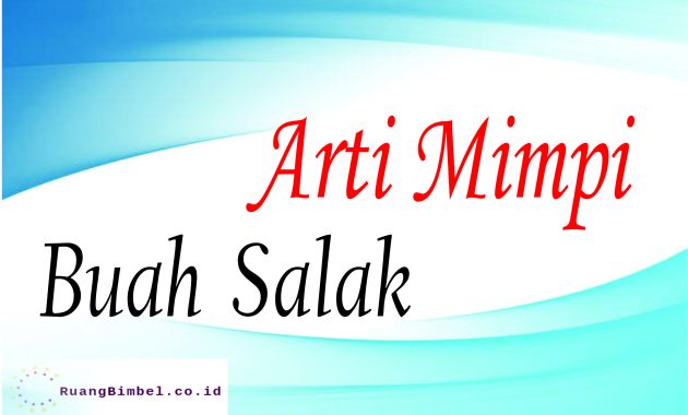 Detail Buku Mimpi Buah Salak Nomer 3