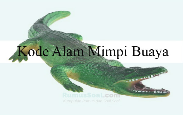 Detail Buku Mimpi Buaya 2d Nomer 14