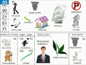 Detail Buku Mimpi Burung Tekukur Nomer 44