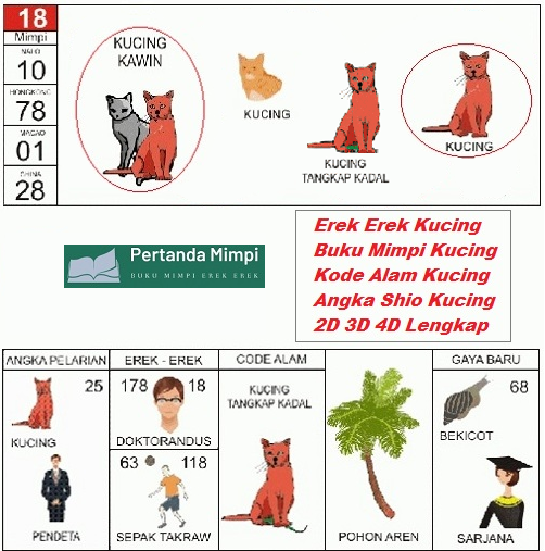 Detail Buku Mimpi Erek 3d Kucing Nomer 44