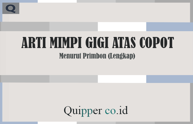 Detail Buku Mimpi Gigi Rontok Nomer 31