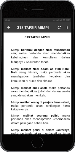 Detail Buku Mimpi Handphone Hilang Nomer 41