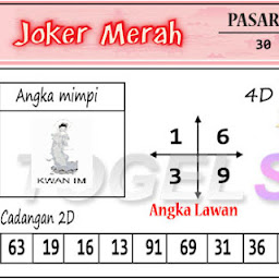 Detail Buku Mimpi Joker Merah Bergambar Nomer 40