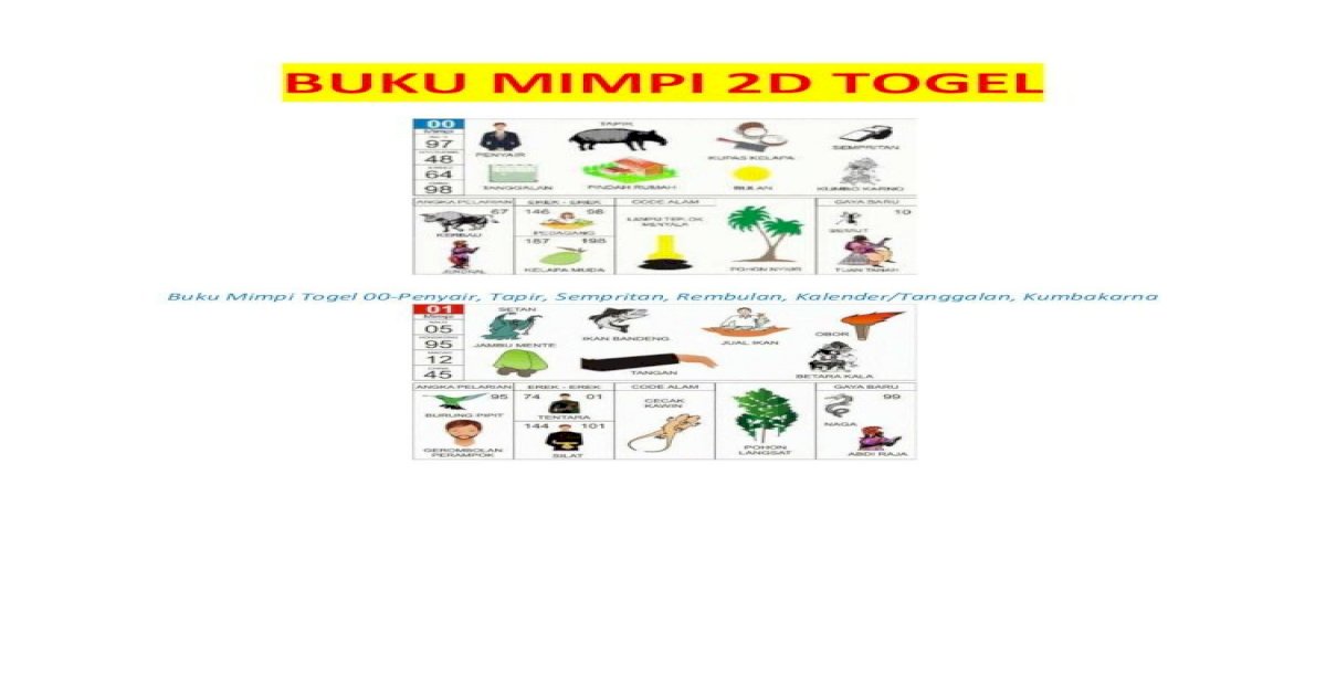 Detail Buku Mimpi Kalender Nomer 11