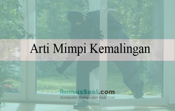 Detail Buku Mimpi Kemalingan Nomer 20