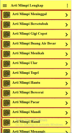 Detail Buku Mimpi Lengkap Togel Nomer 52