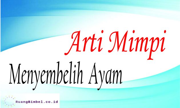 Detail Buku Mimpi Memotong Ayam Nomer 3