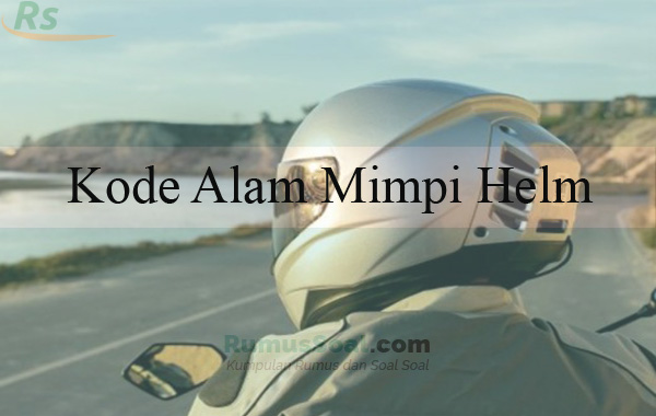 Detail Buku Mimpi Nomor Helm Nomer 6