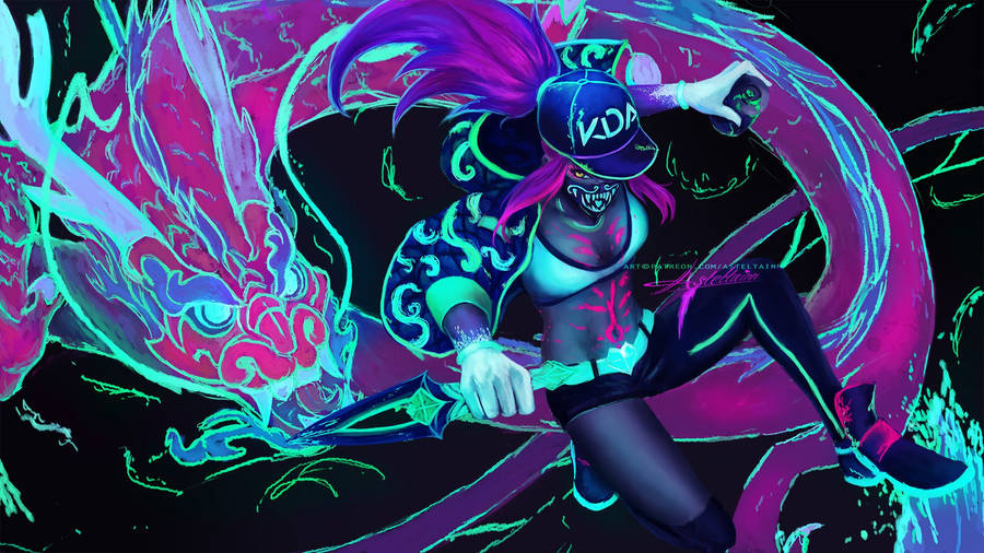 Detail Kda Akali Wallpaper Nomer 16