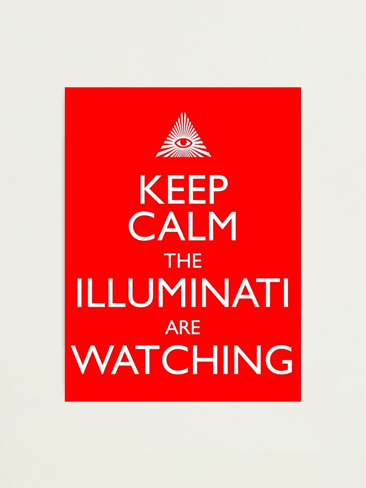 Detail Keep Calm And Be Illuminati Nomer 9