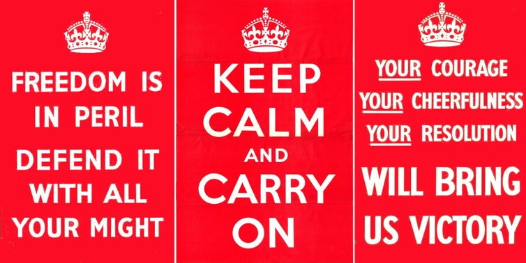 Detail Keep Calm And Carry On Original Poster Nomer 10