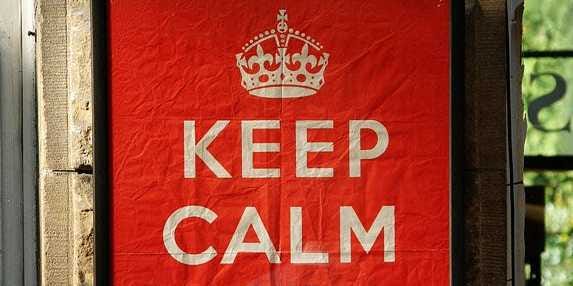 Detail Keep Calm And Carry On Original Poster Nomer 12