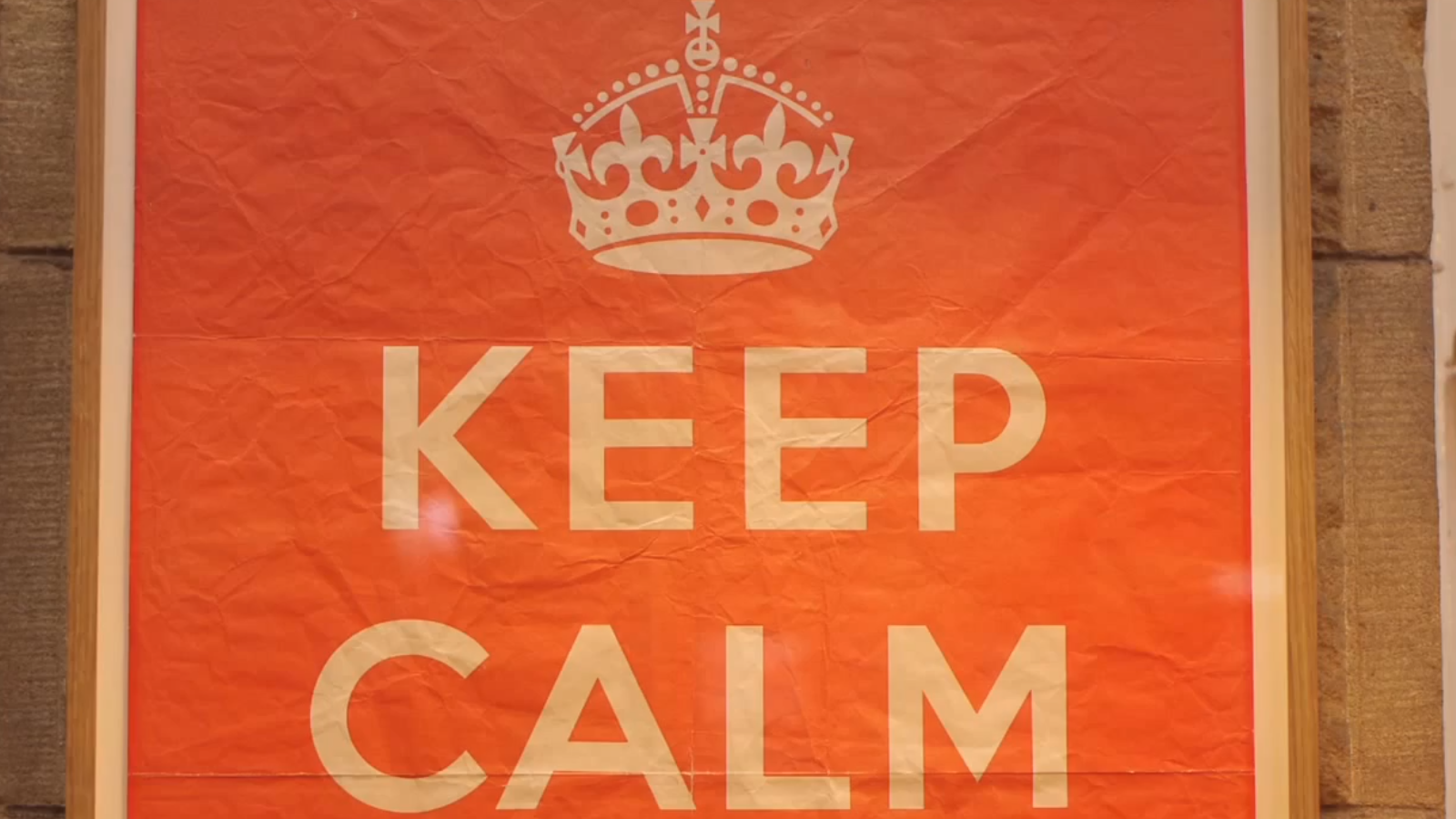 Detail Keep Calm And Carry On Original Poster Nomer 15