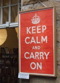 Detail Keep Calm And Carry On Original Poster Nomer 18