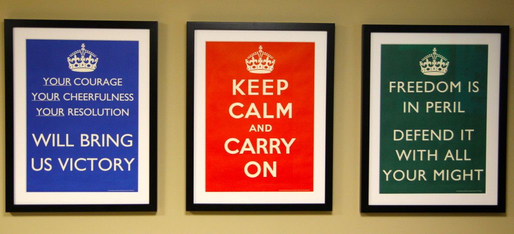 Detail Keep Calm And Carry On Original Poster Nomer 24
