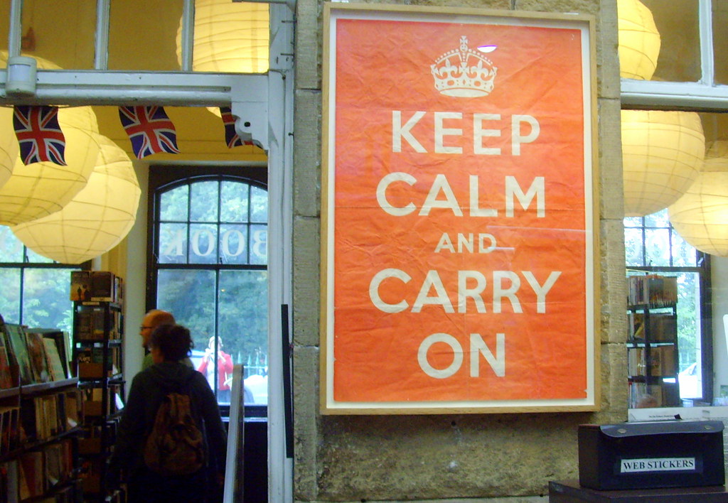 Detail Keep Calm And Carry On Original Poster Nomer 28