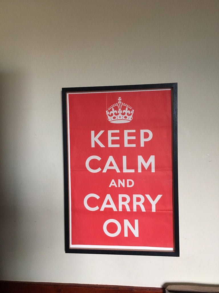 Detail Keep Calm And Carry On Original Poster Nomer 30
