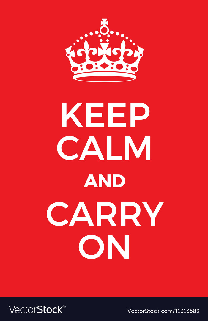 Detail Keep Calm And Carry On Original Poster Nomer 37