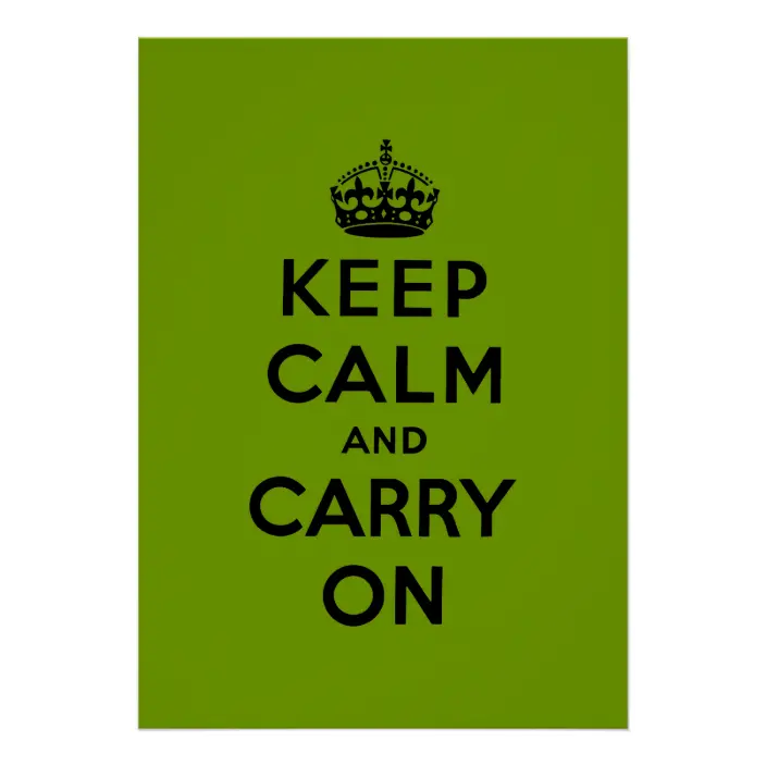 Detail Keep Calm And Carry On Original Poster Nomer 38