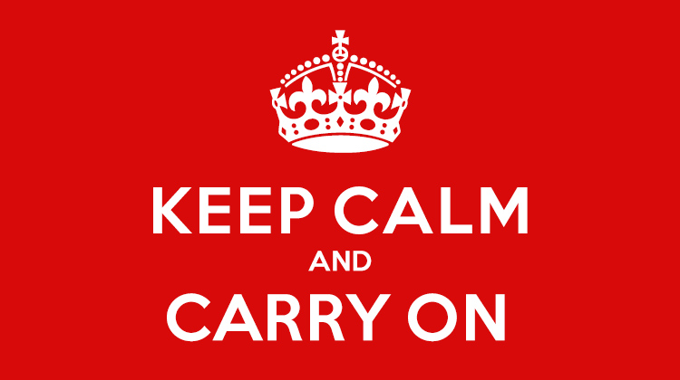 Detail Keep Calm And Carry On Original Poster Nomer 50