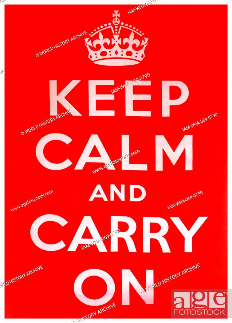 Detail Keep Calm And Carry On Original Poster Nomer 53