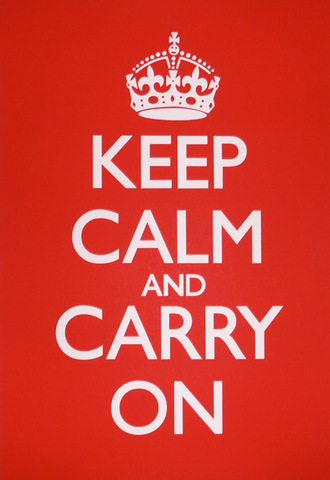 Detail Keep Calm And Carry On Original Poster Nomer 8