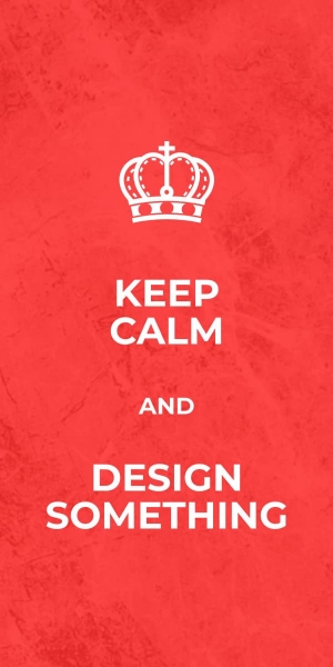 Detail Keep Calm And Design On Nomer 13