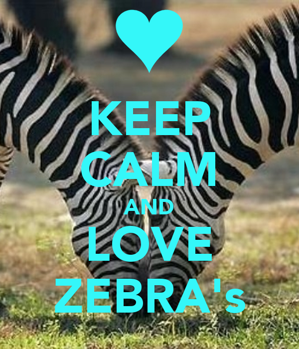 Detail Keep Calm And Love Zebras Nomer 39