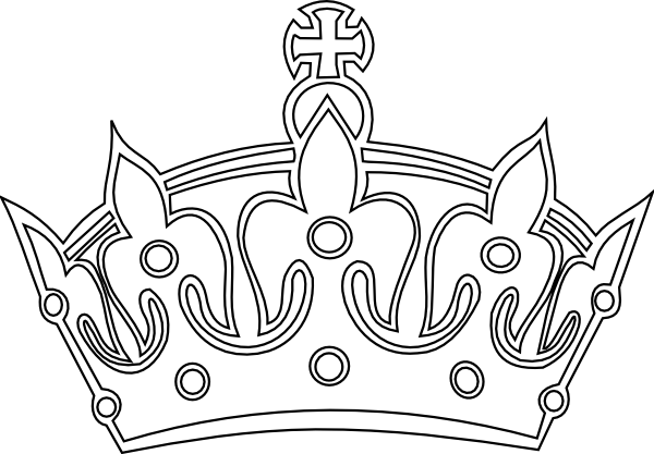 Detail Keep Calm Crown Clipart Black And White Nomer 2