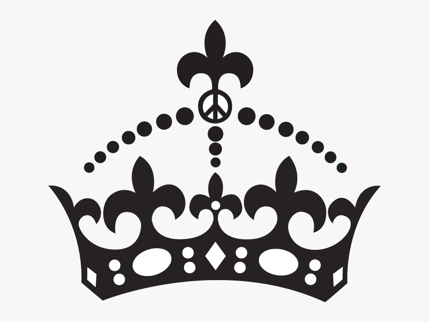 Detail Keep Calm Crown Clipart Black And White Nomer 3