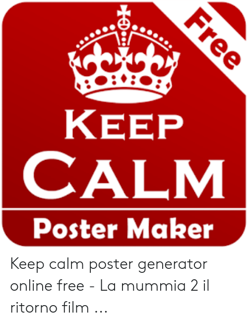 Detail Keep Calm Poster Generator Free Nomer 57