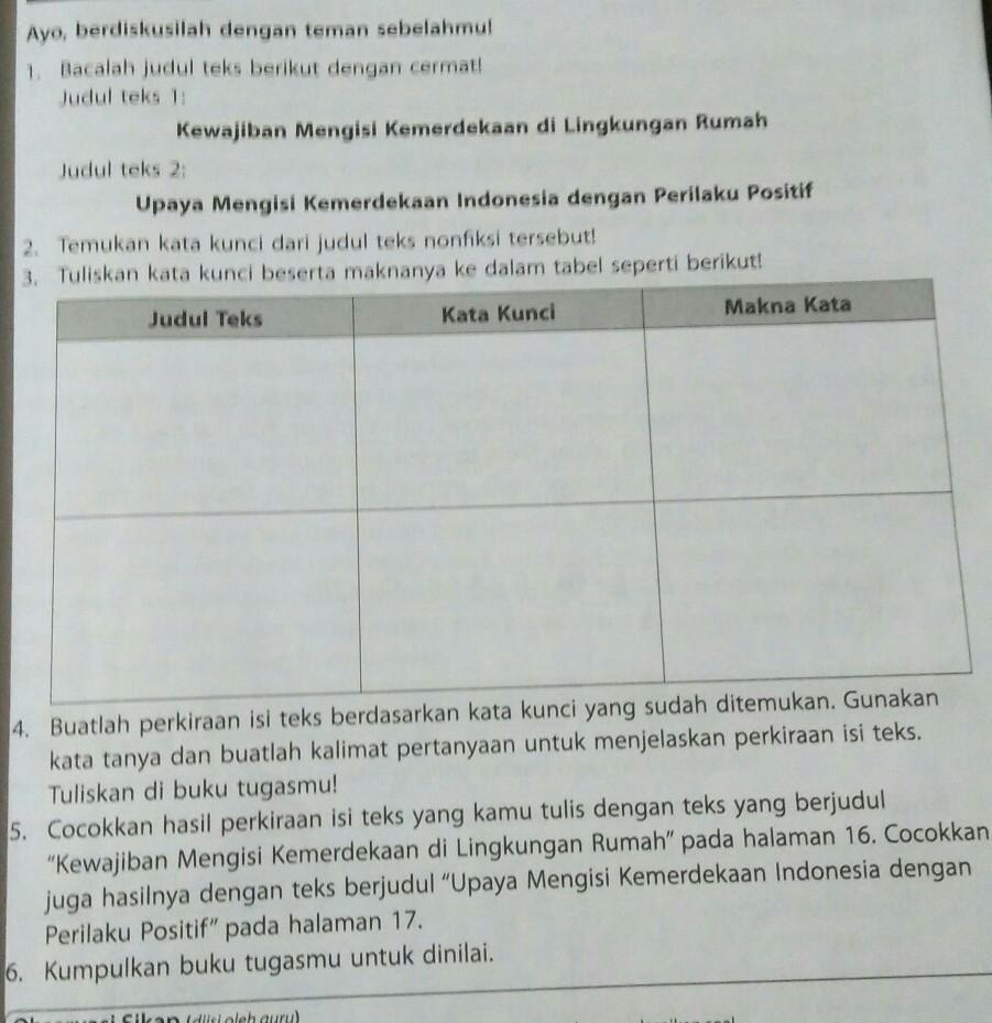 Detail Kegiatan Positif Dalam Mengisi Kemerdekaan Di Rumah Nomer 50