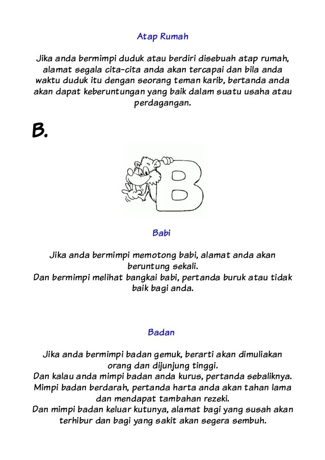 Detail Buku Mimpi Pdf Nomer 31