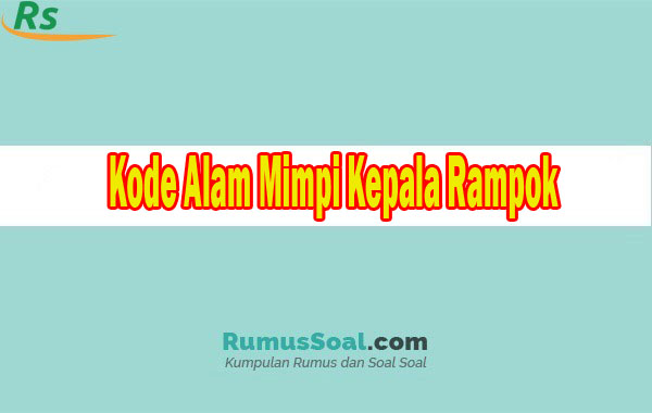 Detail Buku Mimpi Perampok 3d Nomer 5