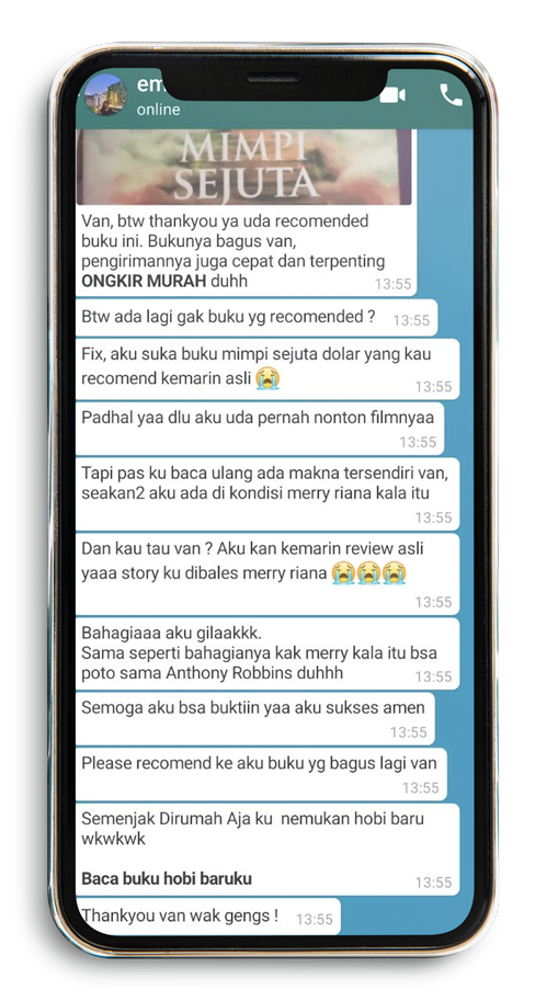 Detail Buku Mimpi Satu Juta Dolar Review Nomer 54