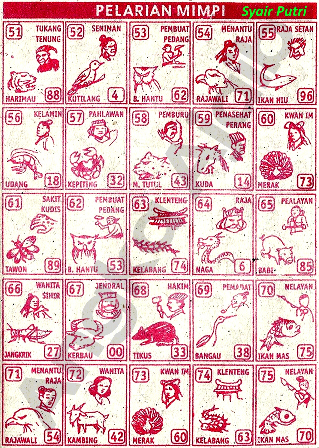Detail Buku Mimpi Setan 2d Nomer 10