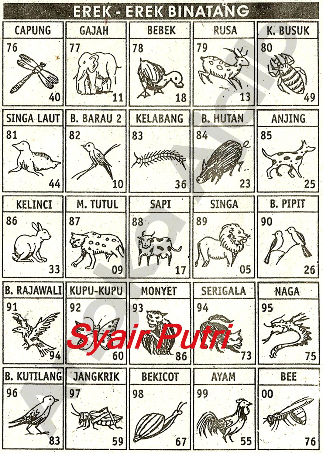 Detail Buku Mimpi Setan 2d Nomer 47